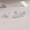 Starlight Entertainment - Made of morganite, 925 sterling silver and platinum-plated diamonds, it is a fashionable jewelry bracelet and a luxurious silver accessory.