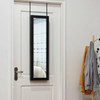 Full Length Mirror Jewelry Cabinet with Ring Slots and Necklace Hooks