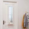 Full Length Mirror Jewelry Cabinet with Ring Slots and Necklace Hooks