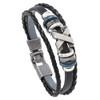 Personalized trend X -type accessories beaded bracelet Men's retro and simple pair of skinned handicular bracelet jewelry