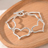 14K Gold and Silver Plated Special Cain Link with Toggle Clasp Closure in Daily or Party for Women Fashion Jewelry Gifts