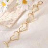 14K Gold and Silver Plated Special Cain Link with Toggle Clasp Closure in Daily or Party for Women Fashion Jewelry Gifts
