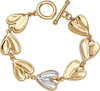 14K Gold and Silver Plated Special Cain Link with Toggle Clasp Closure in Daily or Party for Women Fashion Jewelry Gifts