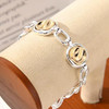 14K Gold and Silver Plated Special Cain Link with Toggle Clasp Closure in Daily or Party for Women Fashion Jewelry Gifts