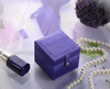 4" Long Travel Jewelry Case, Square Shaped, Azure Blue