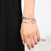 14K Gold and Silver Plated Special Cain Link with Toggle Clasp Closure in Daily or Party for Women Fashion Jewelry Gifts