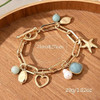 14K Gold and Silver Plated Special Cain Link with Toggle Clasp Closure in Daily or Party for Women Fashion Jewelry Gifts