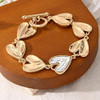 14K Gold and Silver Plated Special Cain Link with Toggle Clasp Closure in Daily or Party for Women Fashion Jewelry Gifts