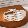 14K Gold and Silver Plated Special Cain Link with Toggle Clasp Closure in Daily or Party for Women Fashion Jewelry Gifts