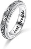 925 Sterling Silver Anxiety Relieve Rings Lotus Sunflower Spinner Fidget Ring Worry Relieving Boredom ADHD Autism Rings Stress Relief Band Ring Birthday Thanksgiving Christmas Jewelry for Women