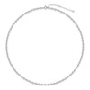 Round Center Verse - A fashionable and popular jewelry necklace pendant set, featuring Monnes stone, made of 925 silver and plated with platinum diamonds