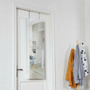 Wall and Door Mounted Mirrored Jewelry Cabinet with Lights