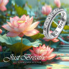 Anxiety Relieve Rings 925 Sterling Silver Spinner Fidget Ring Worry Stress Relieving Boredom ADHD Autism Ring Platinum Plated Jewelry Birthday Gifts for Women Men