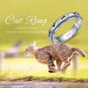Anxiety Relieve Rings 925 Sterling Silver Spinner Fidget Ring Worry Stress Relieving Boredom ADHD Autism Ring Platinum Plated Jewelry Birthday Gifts for Women Men