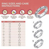 Anxiety Relieve Rings 925 Sterling Silver Spinner Fidget Ring Worry Stress Relieving Boredom ADHD Autism Ring Platinum Plated Jewelry Birthday Gifts for Women Men