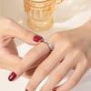 Anxiety Relieve Rings 925 Sterling Silver Spinner Fidget Ring Worry Stress Relieving Boredom ADHD Autism Ring Platinum Plated Jewelry Birthday Gifts for Women Men