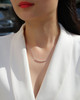 White Moon Stars - A fashionable and popular jewelry necklace pendant set, featuring Monis stone, made of 925 silver and plated with platinum diamonds.