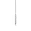 Birpo Necklace - A fashionable and popular jewelry necklace pendant set, featuring Monisite gemstones, made of 925 silver and plated with platinum diamonds.