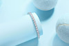 Moonlight - Made of morganite, 925 sterling silver and platinum-plated diamonds, it is a fashionable jewelry bracelet and a luxurious silver accessory.