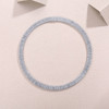 Aperture - Composed of sapphire, 925 silver and platinum-plated diamonds, it is a fashionable jewelry bracelet and a luxurious silver accessory.