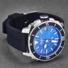 Alpina Women's 'Comtesse' Blue Dial Blue Rubber Strap Quartz Watch AL-240MPN2VC6