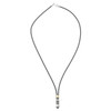BLISS by Damiani "Mistral" Stainless Steel & 18K Yellow Gold Diamond Necklace
