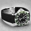 Revue Thommen 17571.2834 Men's 'Diver' Black Dial Rubber Strap Swiss Automatic Watch