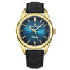Revue Thommen Men's 'Heritage' Blue Dial Black Leather Strap Automatic Watch 21010.2515