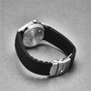 Revue Thommen 17571.2825 Men's 'Diver' Silver Dial Rubber Strap Swiss Automatic Watch