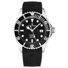 Revue Thommen 17571.2837 Men's 'Diver' Black Dial Rubber Strap Swiss Automatic Watch