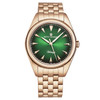 Revue Thommen Men's 'Heritage' Green Dial Stainless Steel Bracelet Automatic Watch 21010.2164