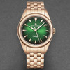 Revue Thommen Men's 'Heritage' Green Dial Stainless Steel Bracelet Automatic Watch 21010.2164