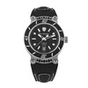 Tonino Lamborghini Men's 'PANFILO' Black Dial Black Leather Strap Automatic Watch TLF-T03-1