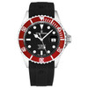 Revue Thommen 17571.2836 Men's 'Diver' Black Dial Rubber Strap Swiss Automatic Watch