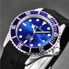 Revue Thommen 17571.2828 Men's 'Diver' Blue Dial Rubber Strap Swiss Automatic Watch