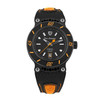 Tonino Lamborghini Men's 'PANFILO' Black Dial Black Leather Strap Automatic Watch TLF-T03-3