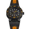 Tonino Lamborghini Men's 'PANFILO' Black Dial Black Leather Strap Automatic Watch TLF-T03-3