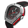 Tonino Lamborghini Men's 'SPYDERLEGGERO' Skeleton Dial Black Leather Strap Automatic Watch TLF-T06-2