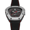 Tonino Lamborghini Men's 'SPYDERLEGGERO' Skeleton Dial Black Leather Strap Automatic Watch TLF-T06-2