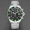 Revue Thommen Men's 17571.6134 'Divers' Black Dial Green Bezel Chronograph Automatic Watch