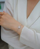 The Chain of Wealth - Made of moissanite, 925 sterling silver and platinum-plated diamonds, it is a fashionable jewelry bracelet and a luxurious silver accessory.