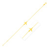 14K Yellow Gold Airplane Bracelet