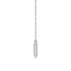 Joy - A fashionable and popular jewelry necklace pendant set, featuring Monnes stone, made of 925 silver and plated with platinum and diamonds.
