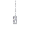 Dripping Water into Jewels - A fashionable and popular jewelry necklace pendant set, featuring Monis stone, made of 925 silver and plated with platinum diamonds