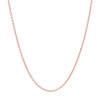 14k Rose Gold Round Cable Link Chain (1.25 mm)