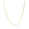 18k Yellow Gold Diamond Cut Cable Link Chain (0.80 mm)