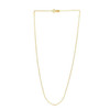 Adjustable Cable Chain in 14k Yellow Gold (0.97 mm)