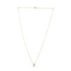 14k Yellow Gold MOP Evil Eye Necklace