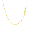 14k Yellow Gold Round Cable Link Chain 1.1mm