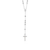 Rosary Chain and Large Bead Necklace in Sterling Silver